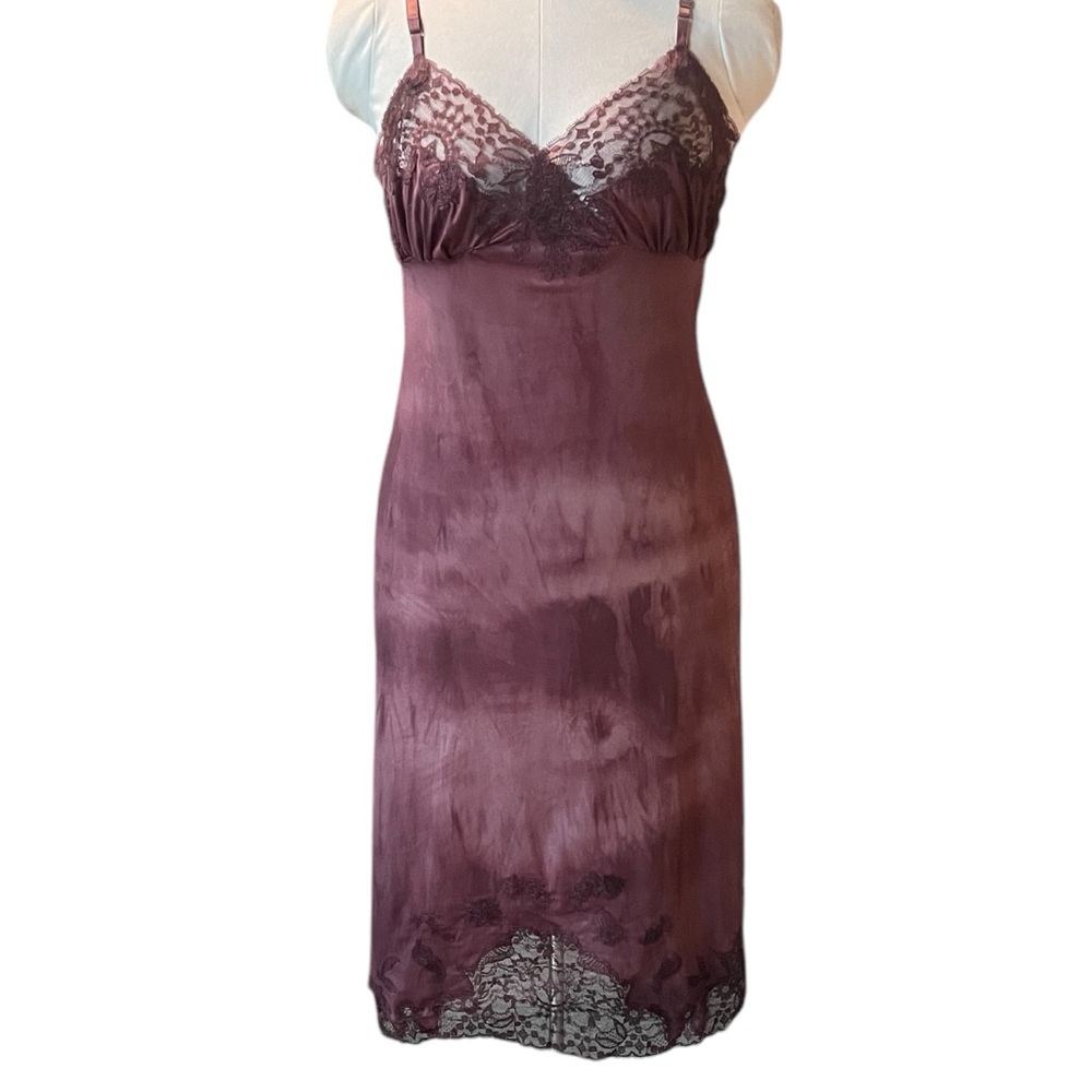 90’s Upcycled Vintage Van Raalte Tie Dye Slip Dress
